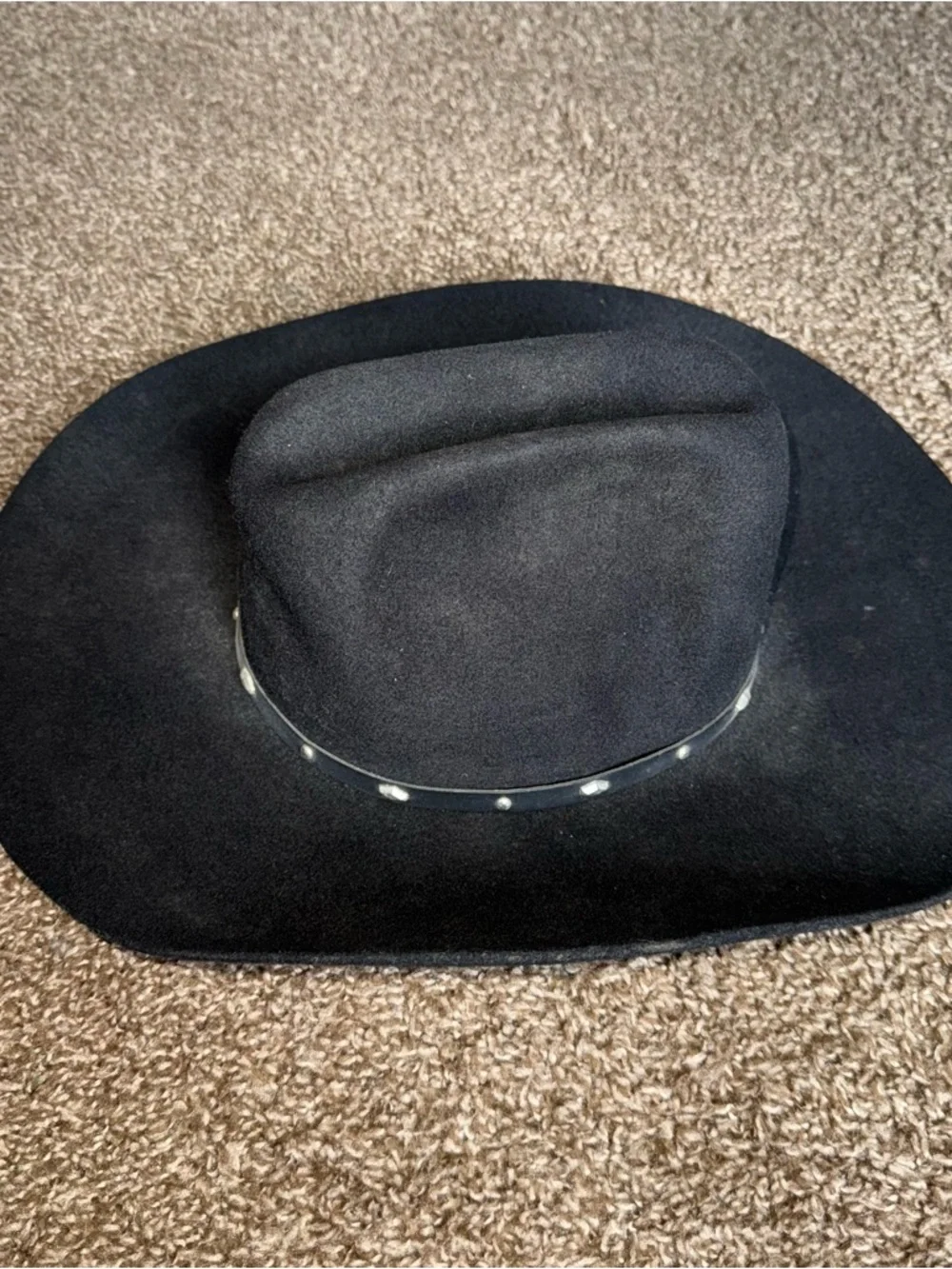 Black Stallion by Stetson Cowboy Hat Sz XX - Picture 6 of 16